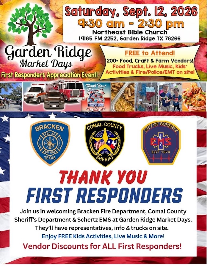 Garden Ridge Market Days — First Responders Appreciation